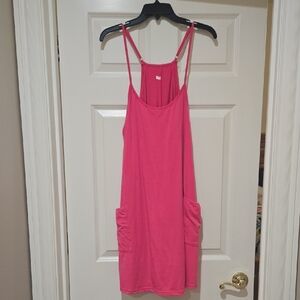 Pink Sleeveless Jumpsuit